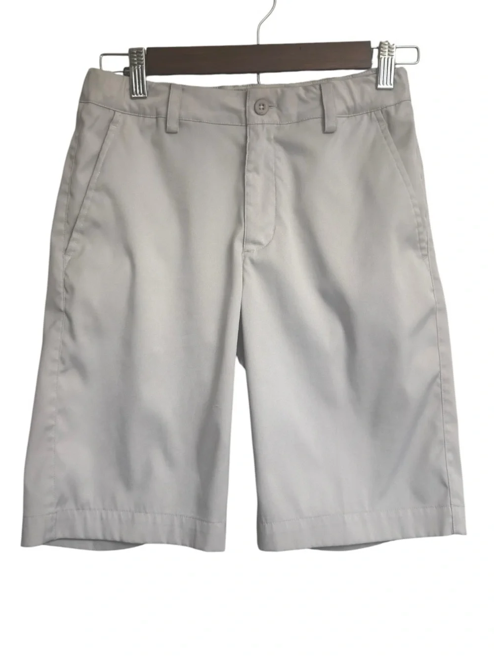 Nike Boy’s Dri-Fit Light Khaki Performance Golf Shorts EUC
